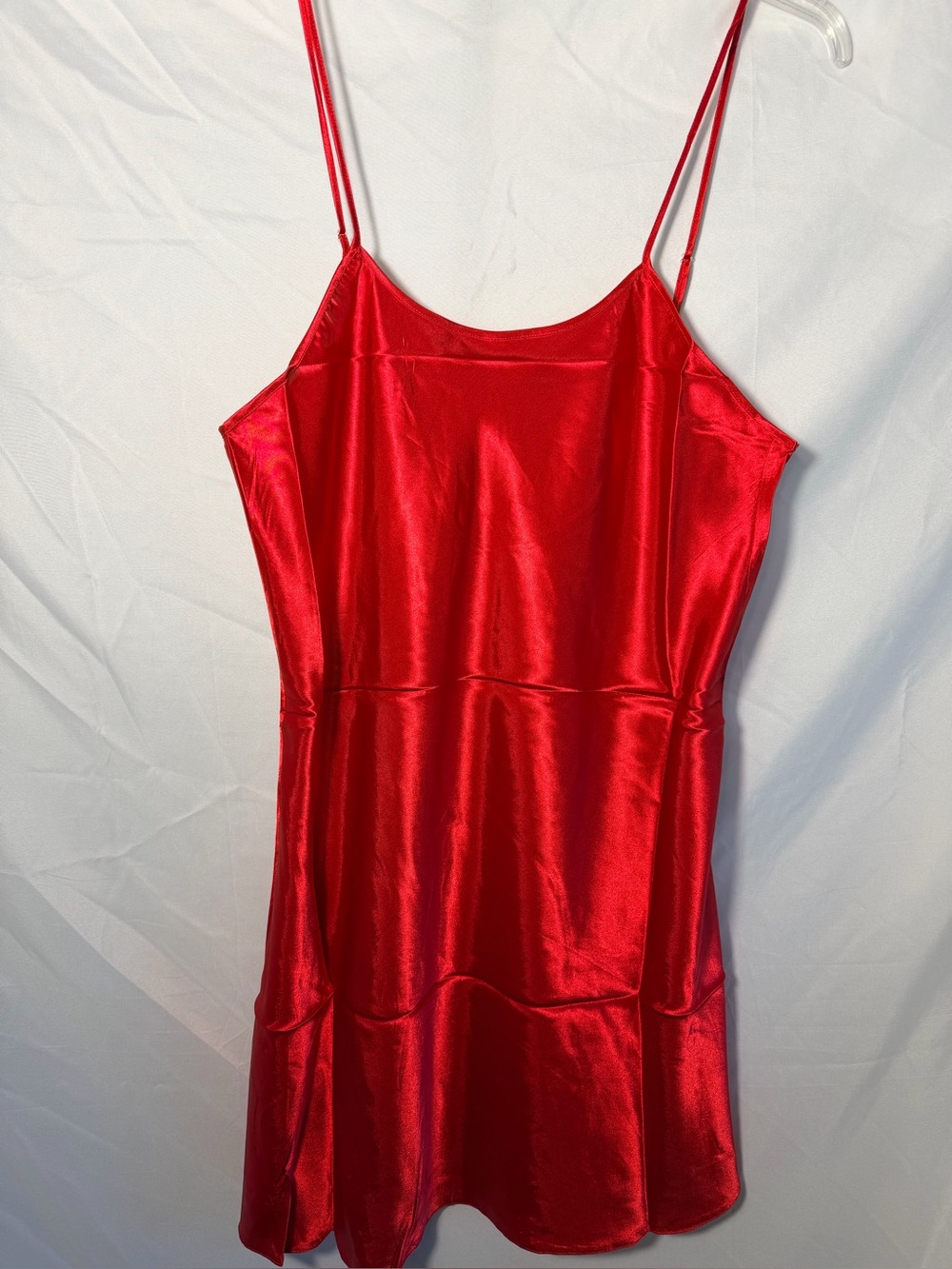 Red Satin Lingerie NWT